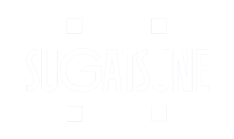 Sugatsune White Logo Transparent Background